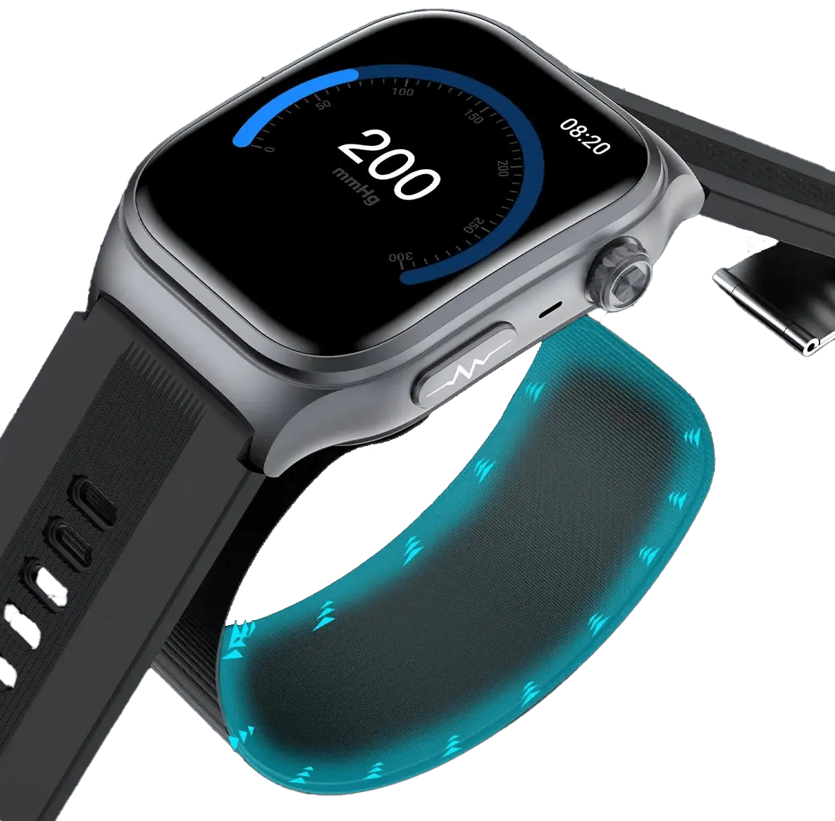 VitaFit Air3 Smartwatch mit Blutdruckmessung Pumparmband Meditakt  Gesundheitsuhren