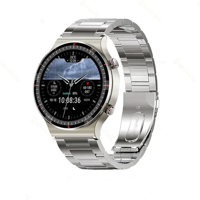 VitaFit Pro 2 Series Gesundheitsuhren Meditakt Edelstahl - Silber Klassisch