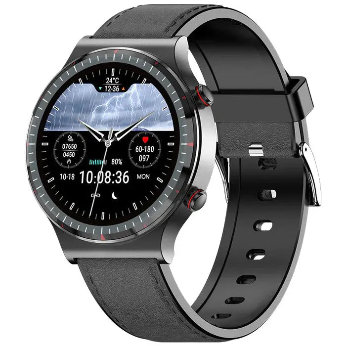 VitaFit Pro 2 Series Gesundheitsuhren Meditakt Kunstleder - Schwarz Klassisch