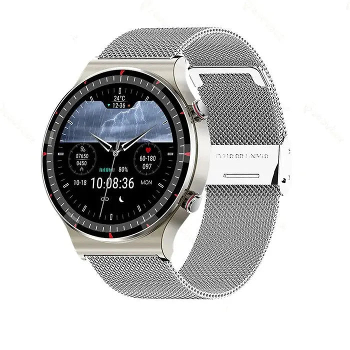 VitaFit Pro 2 Series Gesundheitsuhren Meditakt Milanaise - Silber Klassisch