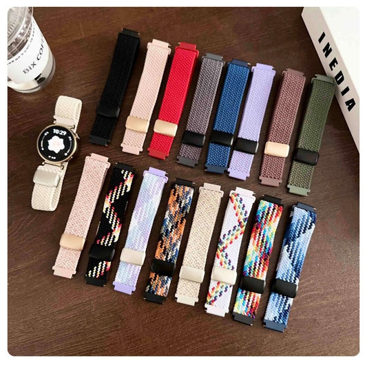 Nylon-Uhrenarmband 18mm Z.B für LuminaFit Pro Gesundheitsuhren Meditakt