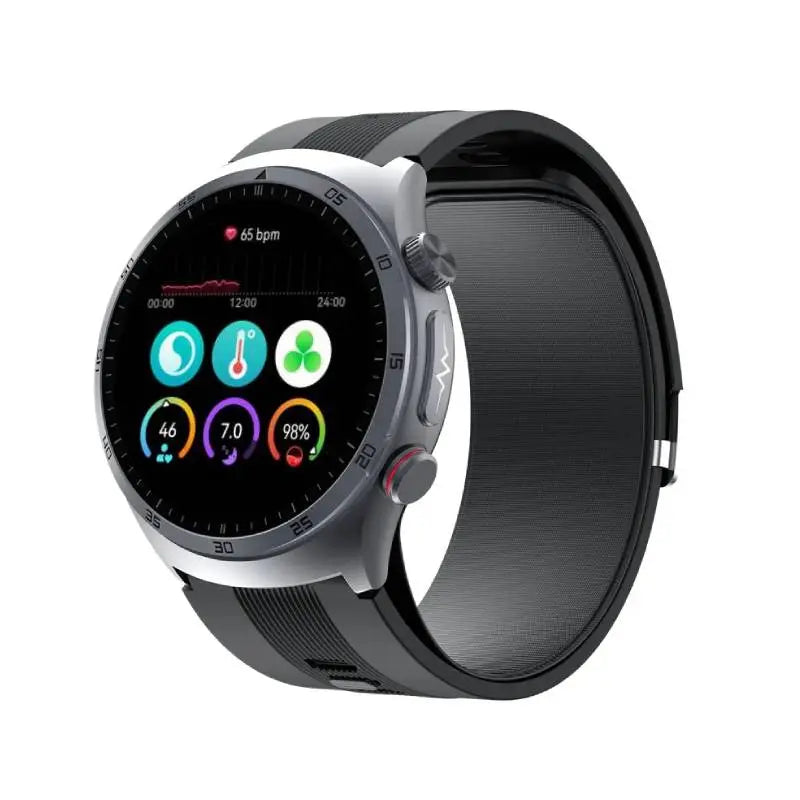 VitaFit Air3 Smartwatch mit Blutdruckmessung Pumparmband Meditakt  Gesundheitsuhren