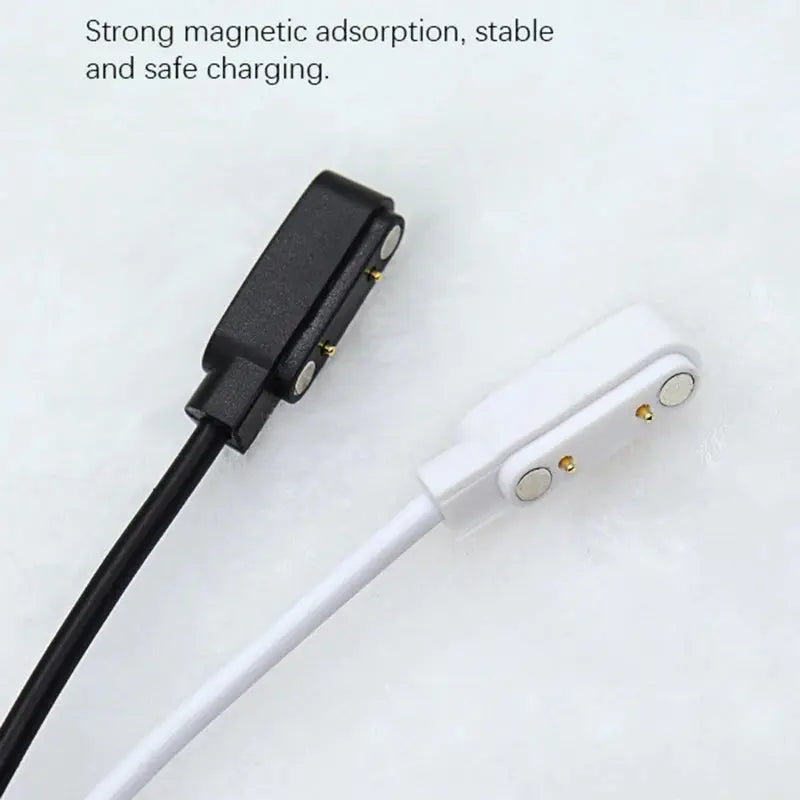 Smart Watch Charging Cable 2 Pin 4 Pins USB Charger Cord 0.5m Universal for Smartwatch 7.62mm 2.84mm 4mm Magnetic Charger Meditakt Gesundheitsuhren