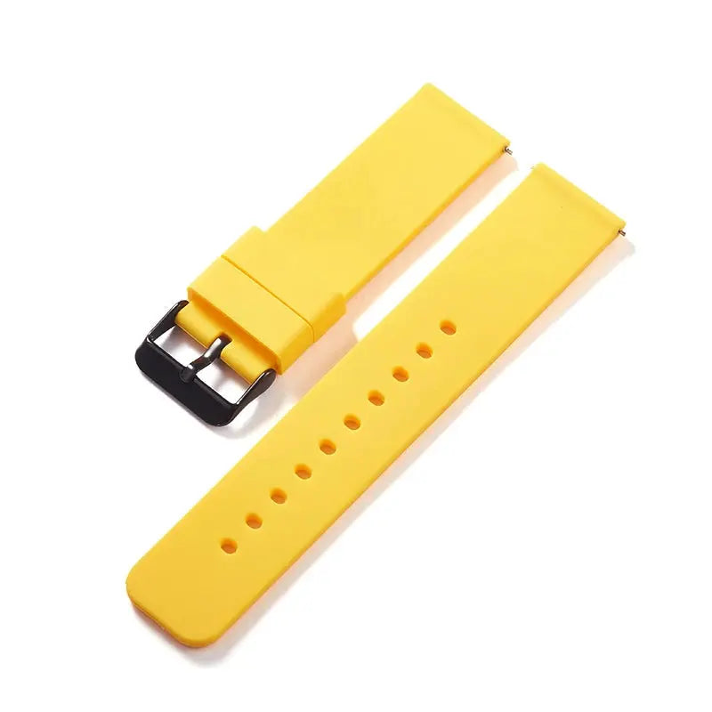 Silikonarmband für MediTakt® VitaFit Serie Pro 2 /Pro 3 / Air 2 Gesundheitsuhren Meditakt Gelb Silikonarmband 22mm