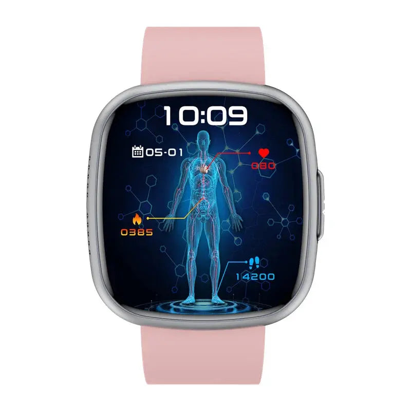 ET593 Smart Watch AMOLED ECG Acquisition Heart Health Analysis Micro Physical Examination BT Calling SOS Men Women Smartwatch Meditakt  Gesundheitsuhren