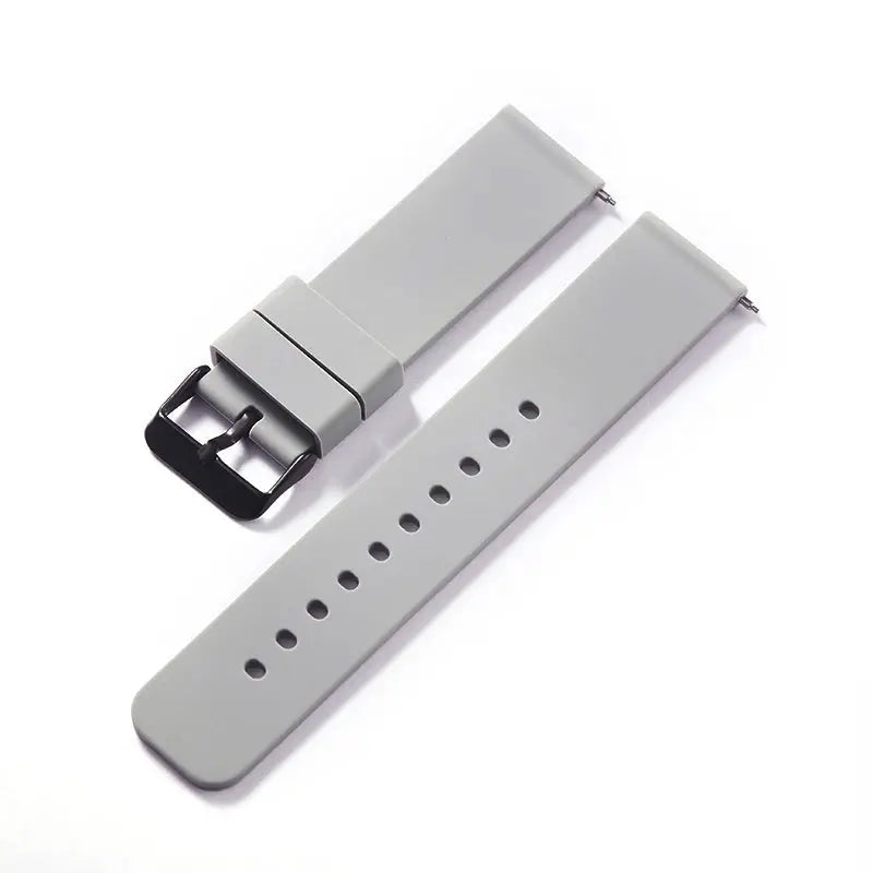 Silikonarmband für MediTakt® VitaFit Serie Pro 2 /Pro 3 / Air 2 Gesundheitsuhren Meditakt Grau Silikonarmband 22mm