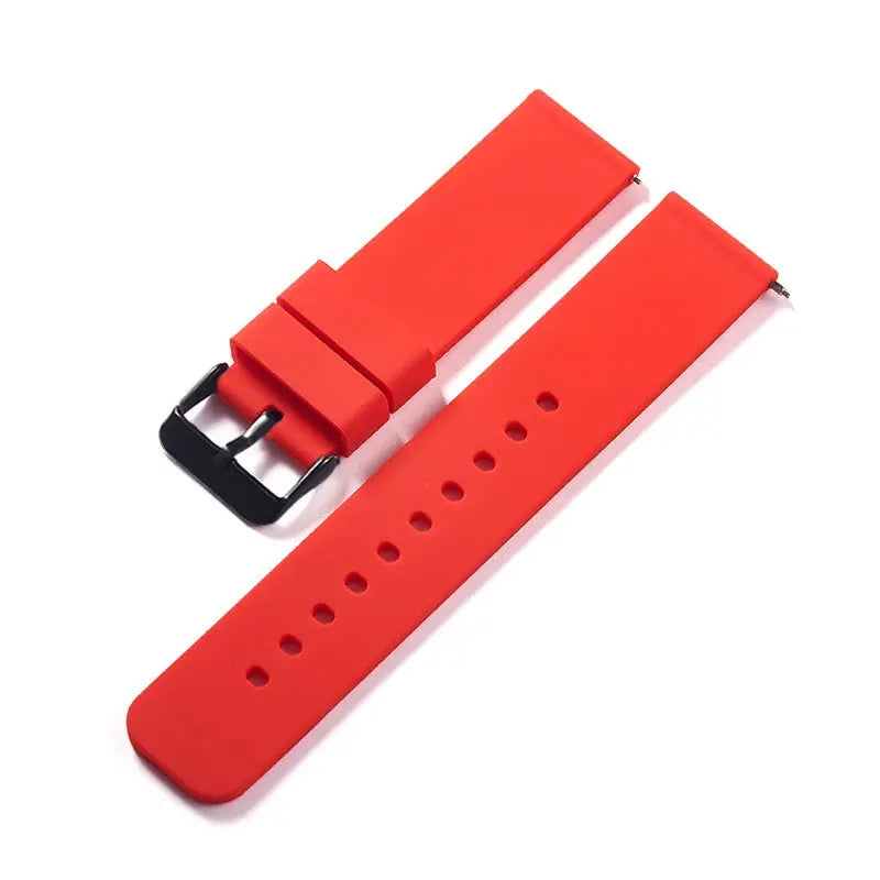 Silikonarmband für MediTakt® VitaFit Serie Pro 2 /Pro 3 / Air 2 Gesundheitsuhren Meditakt Rot Silikonarmband 22mm