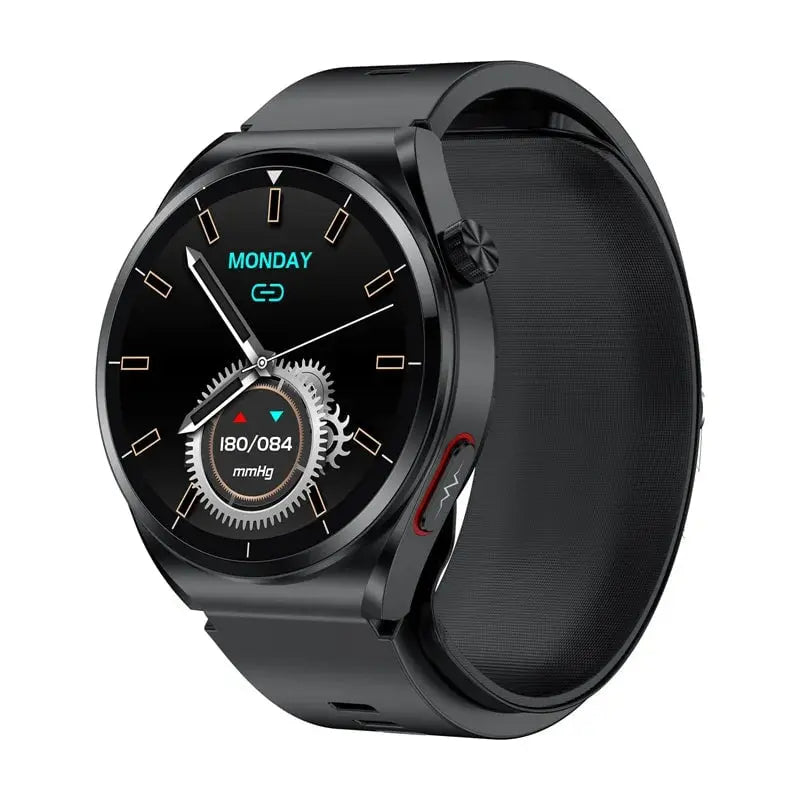 VitaFit Air 2 Eckig & Rund Gesundheitsuhren Meditakt Schwarz Rund (Klassisch)