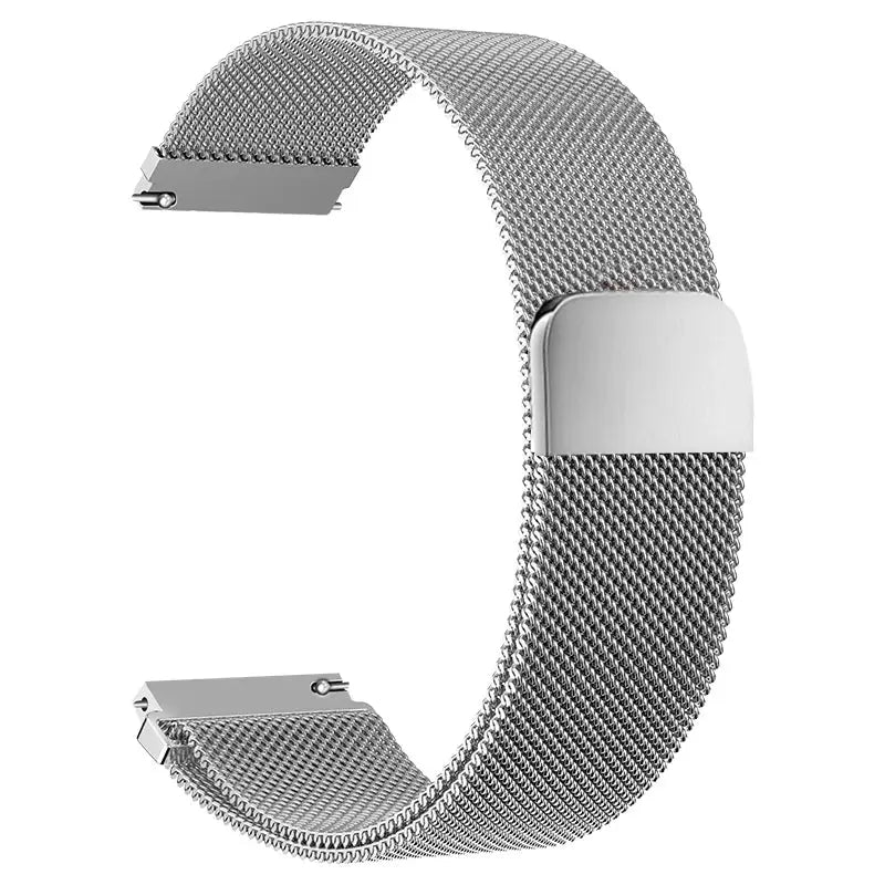 Milanaise Armband Silber für MediTakt® VitaFit Serie Pro 2, Pro 3 und Air 2 Gesundheitsuhren Meditakt