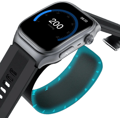 VitaFit Air3 Smartwatch mit Blutdruckmessung Pumparmband Meditakt  Gesundheitsuhren