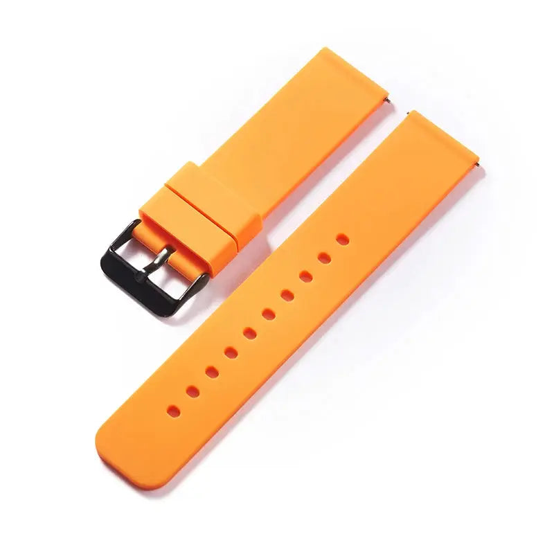 Silikonarmband für MediTakt® VitaFit Serie Pro 2 /Pro 3 / Air 2 Gesundheitsuhren Meditakt Orange Silikonarmband 22mm 