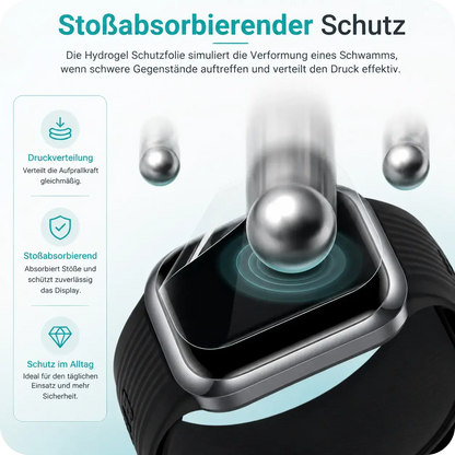 5er Set Hydrogel Displayschutzfolie. für VitaFit Air 3 Fusion MediTakt  Gesundheitsuhren