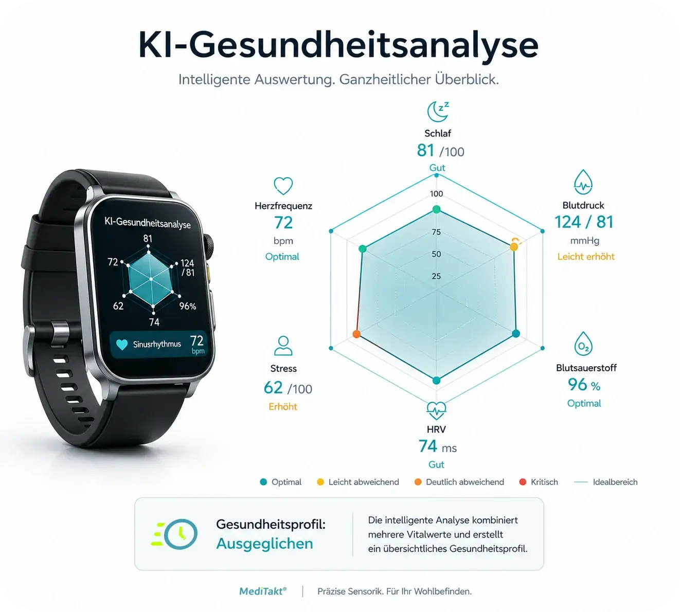 VitaCare Plus Meditakt  Gesundheitsuhren